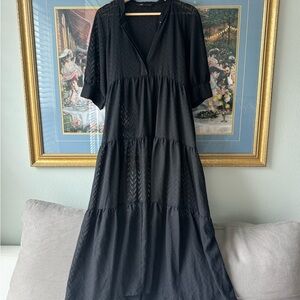 Zara sheer polkadot Dress